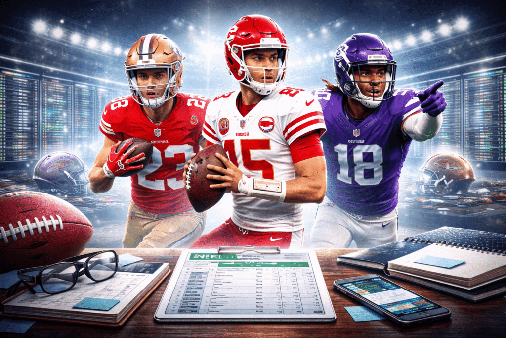 approaching the first couple rounds in fantasy