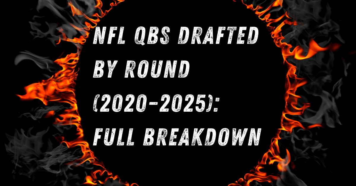 NFL QBs drafted by round