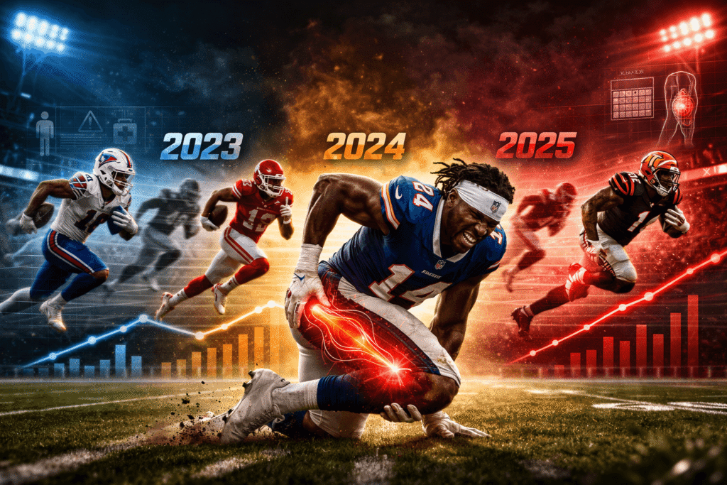 NFL wide receiver hamstring injuries